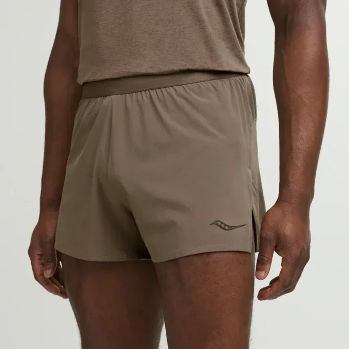 Outpace 2,5″ split shorts voor heren