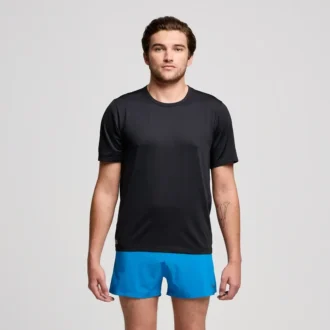 Saucony Stopwatch met korte mouwen voor heren