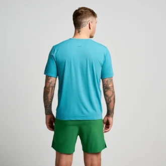 Saucony Stopwatch met korte mouwen voor heren