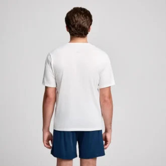 Saucony Stopwatch met korte mouwen voor heren