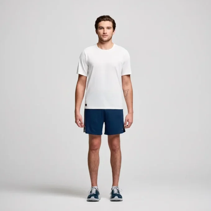 Saucony Stopwatch met korte mouwen voor heren
