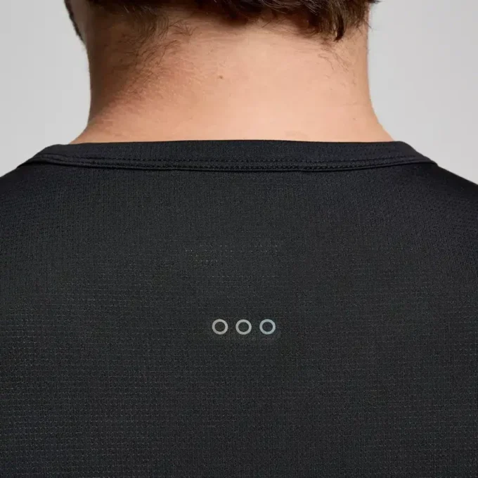 Saucony Stopwatch met korte mouwen voor heren