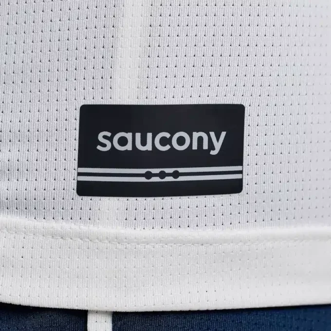 Saucony Stopwatch met korte mouwen voor heren