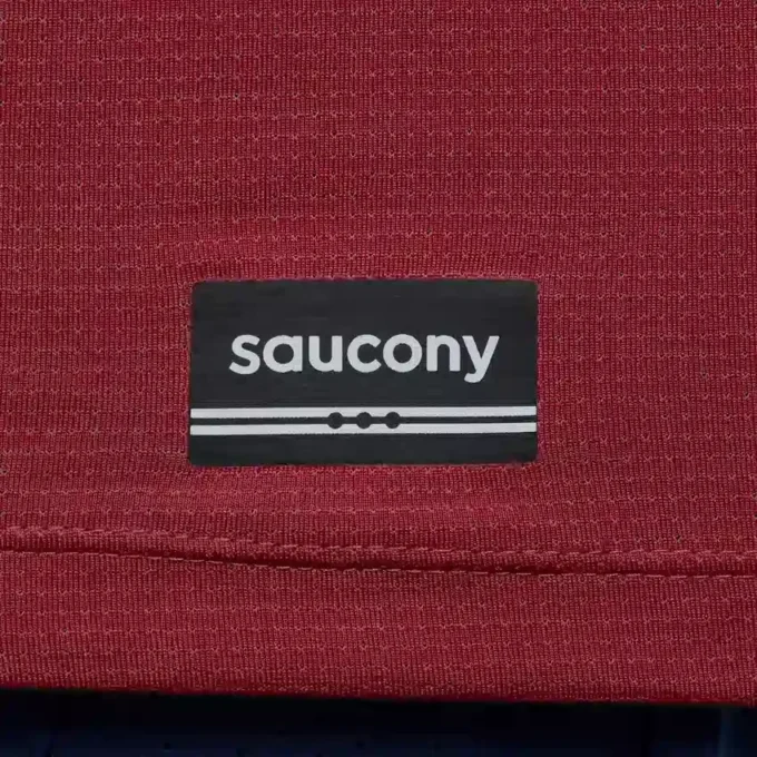 Saucony Stopwatch met korte mouwen voor heren