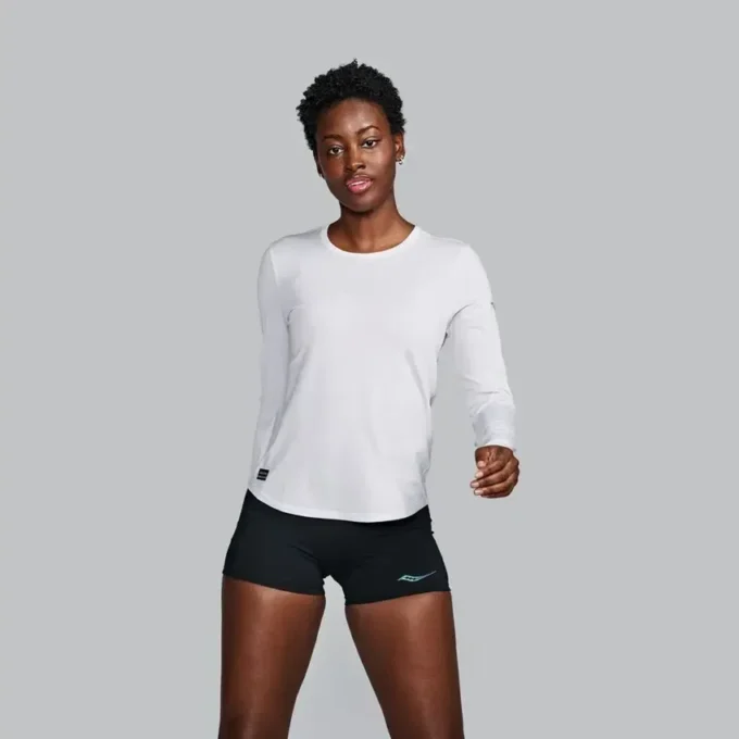 Stopwatch-shirt met lange mouwen voor dames