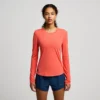Stopwatch-shirt met lange mouwen voor dames