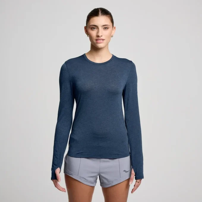 Stopwatch-shirt met lange mouwen voor dames