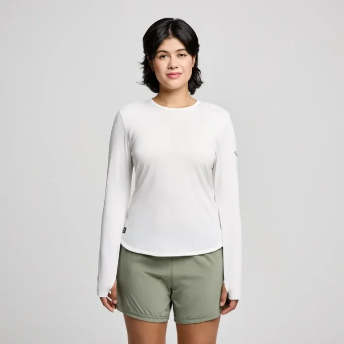 Stopwatch-shirt met lange mouwen voor dames