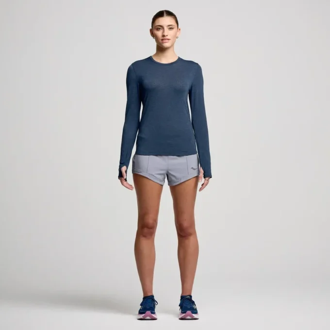 Stopwatch-shirt met lange mouwen voor dames