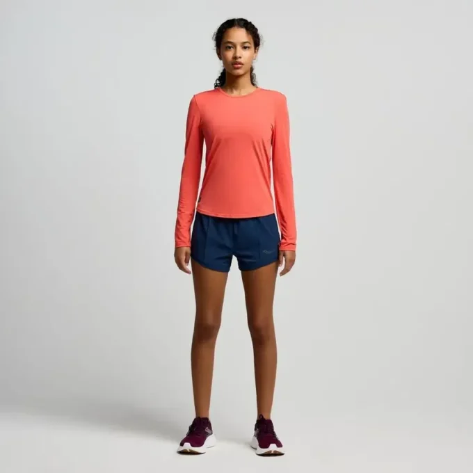 Stopwatch-shirt met lange mouwen voor dames