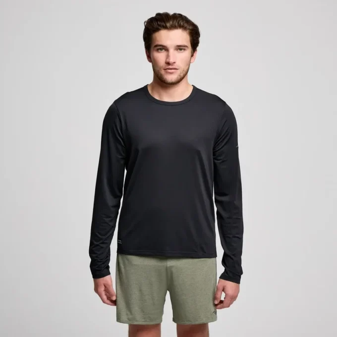 Stopwatch-shirt met lange mouwen voor heren