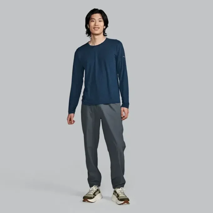 Stopwatch-shirt met lange mouwen voor heren